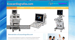 Desktop Screenshot of ecocardiografos.com
